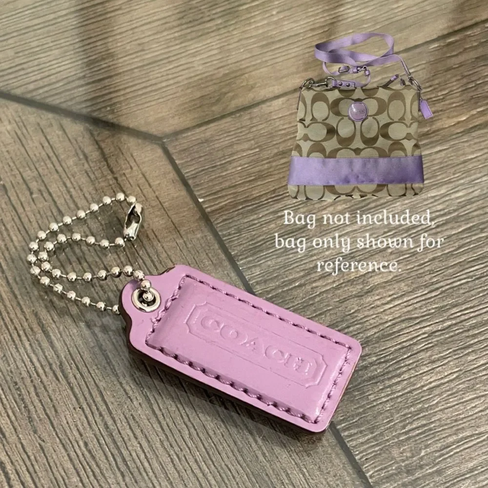 Coach Signature Stripe Hipster Slim Duffle Crossbody Purple - Lavender Hangtag